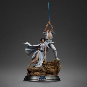 Star Wars Art Scale 1/10 Luke and Leia Iron Studios