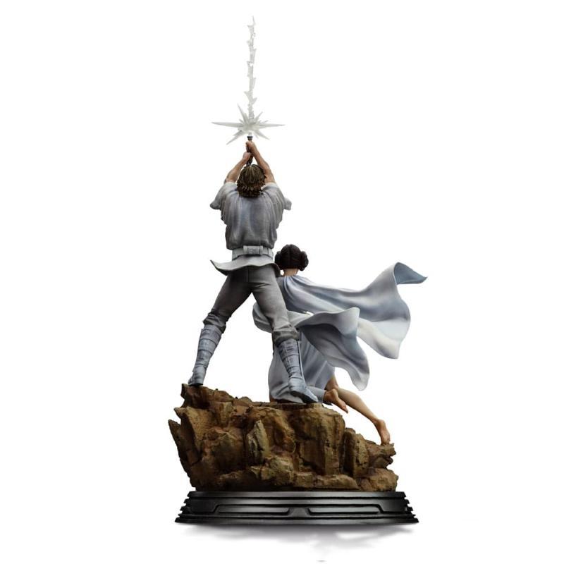 Star Wars Art Scale 1/10 Luke and Leia Iron Studios