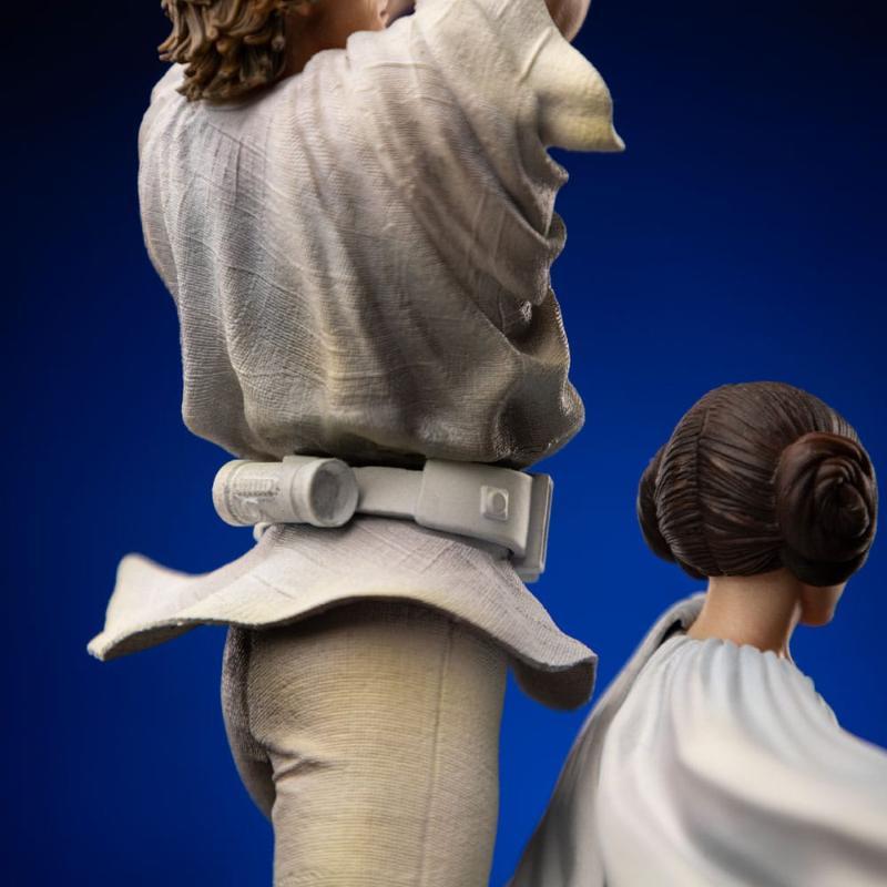 Star Wars Art Scale 1/10 Luke and Leia Iron Studios