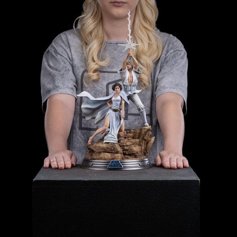 Star Wars Art Scale 1/10 Luke and Leia Iron Studios