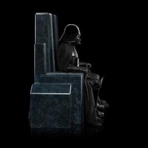 Star Wars Art Scale 1/10 Darth Vader on Throne Iron Studios