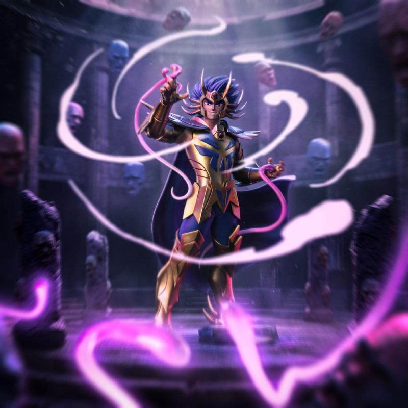 Saint Seiya Art Scale 1/10 Cancer Deathmask Iron Studios