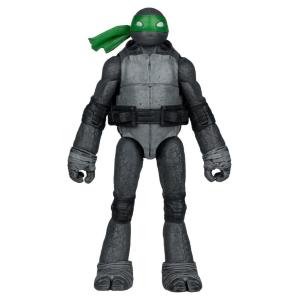 Ninja Turtles Michelangelo With Comic Black White & Green Variant McFarlane Toys