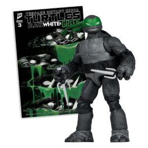 Ninja Turtles Raffaello With Comic Black White & Green Variant McFarlane Toys