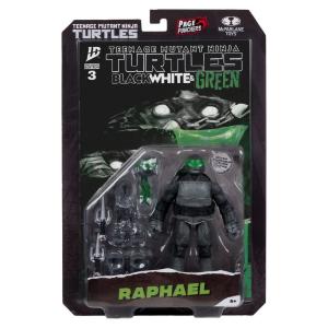 Ninja Turtles Raffaello With Comic Black White & Green Variant McFarlane Toys