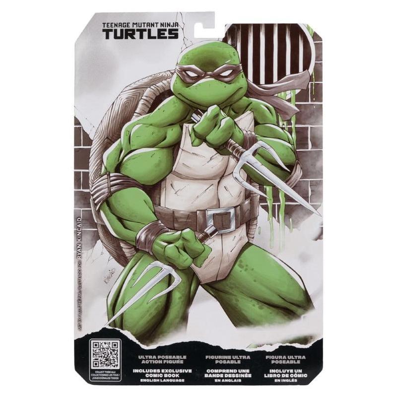 Ninja Turtles Raffaello With Comic Black White & Green Variant McFarlane Toys