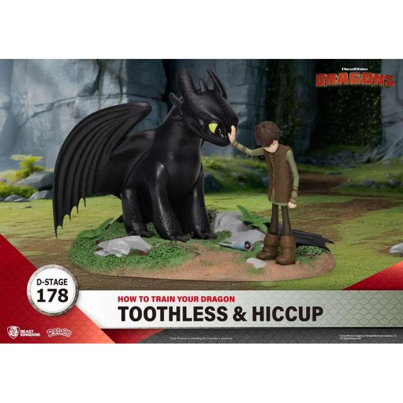How To Train Your Dragons D-Stage Toothless & Hiccup Beast Kingdom