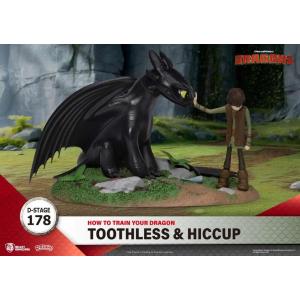 How To Train Your Dragons D-Stage Toothless & Hiccup Beast Kingdom