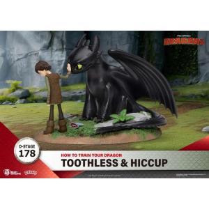 How To Train Your Dragons D-Stage Toothless & Hiccup Beast Kingdom