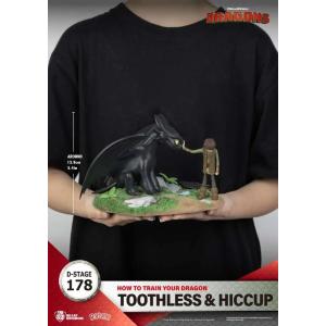 How To Train Your Dragons D-Stage Toothless & Hiccup Beast Kingdom