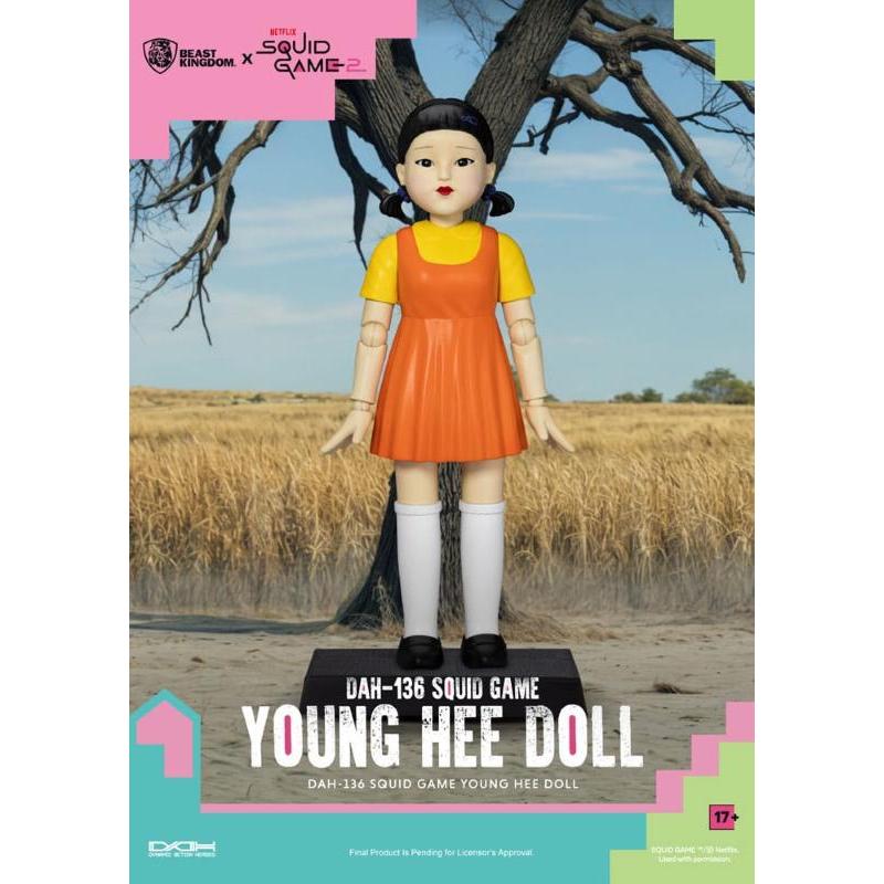 Squid Game Young Hee Doll with Sound Beast Kingdom