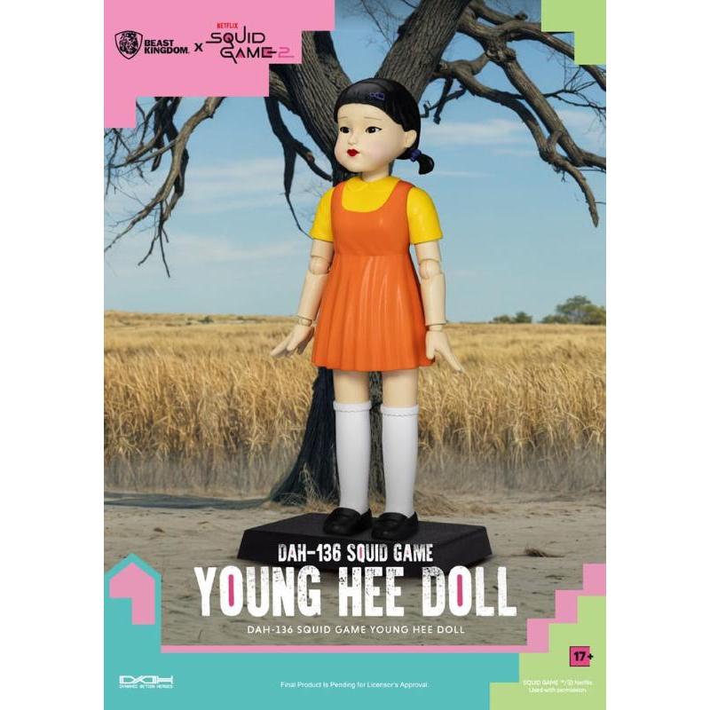 Squid Game Young Hee Doll with Sound Beast Kingdom
