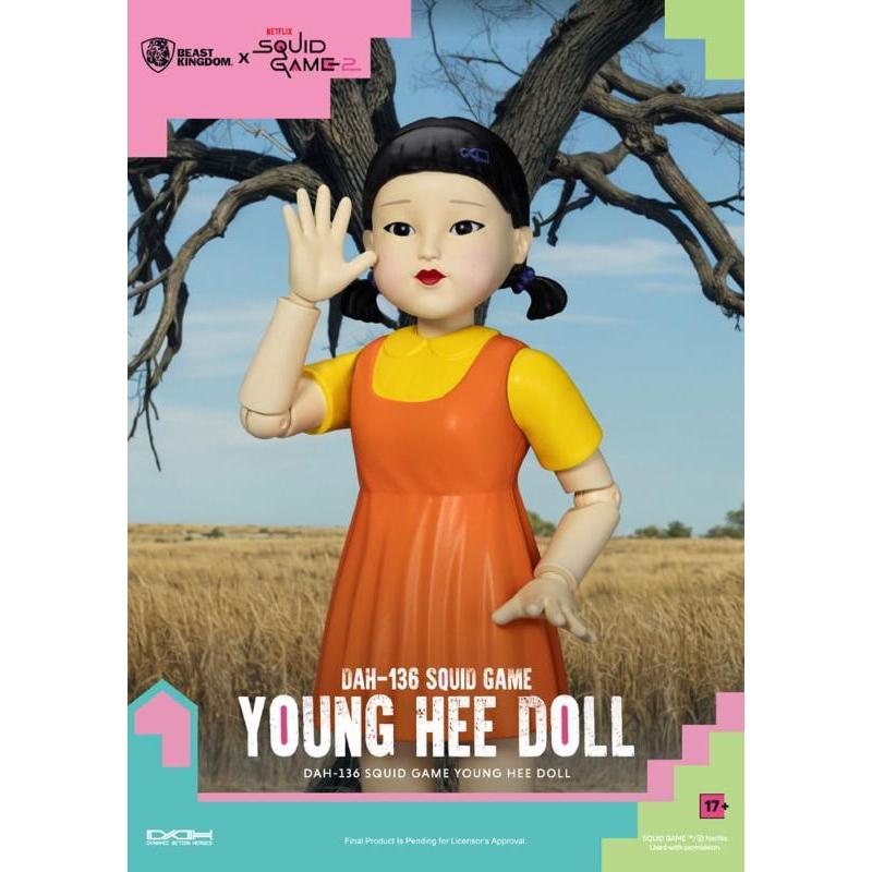 Squid Game Young Hee Doll with Sound Beast Kingdom