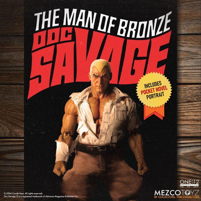 Doc Savage One:12 Doc Savage Deluxe Edition Mezco Toyz