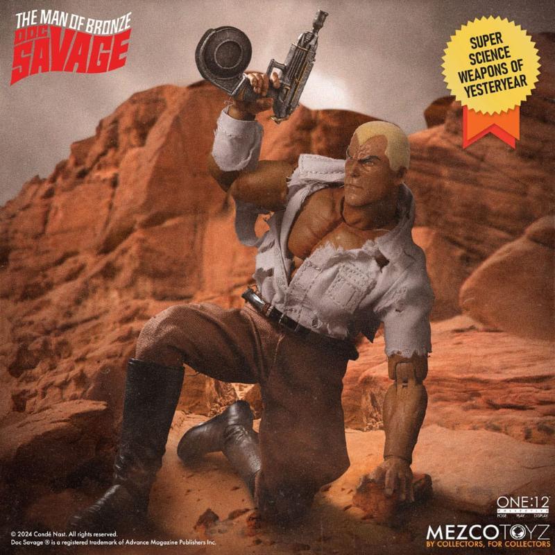 Doc Savage One:12 Doc Savage Deluxe Edition Mezco Toyz