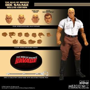 Doc Savage One:12 Doc Savage Deluxe Edition Mezco Toyz