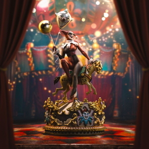 DC Comics - Art Scale 1/10 Harley Quinn Unleashed Iron Studios