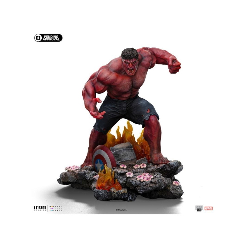 Marvel - Art Scale 1/10 Red Hulk Iron Studios