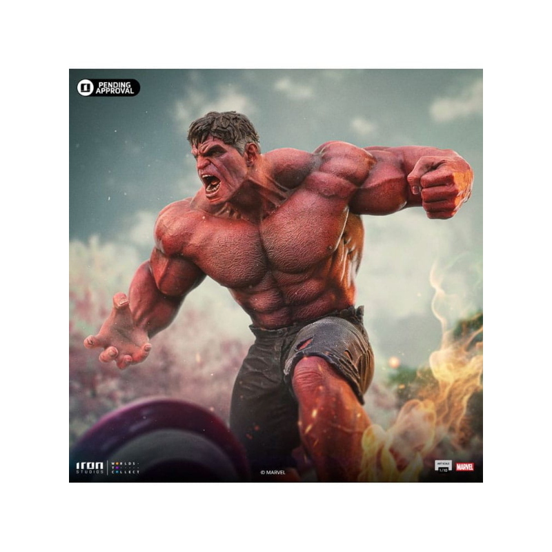 Marvel - Art Scale 1/10 Red Hulk Iron Studios