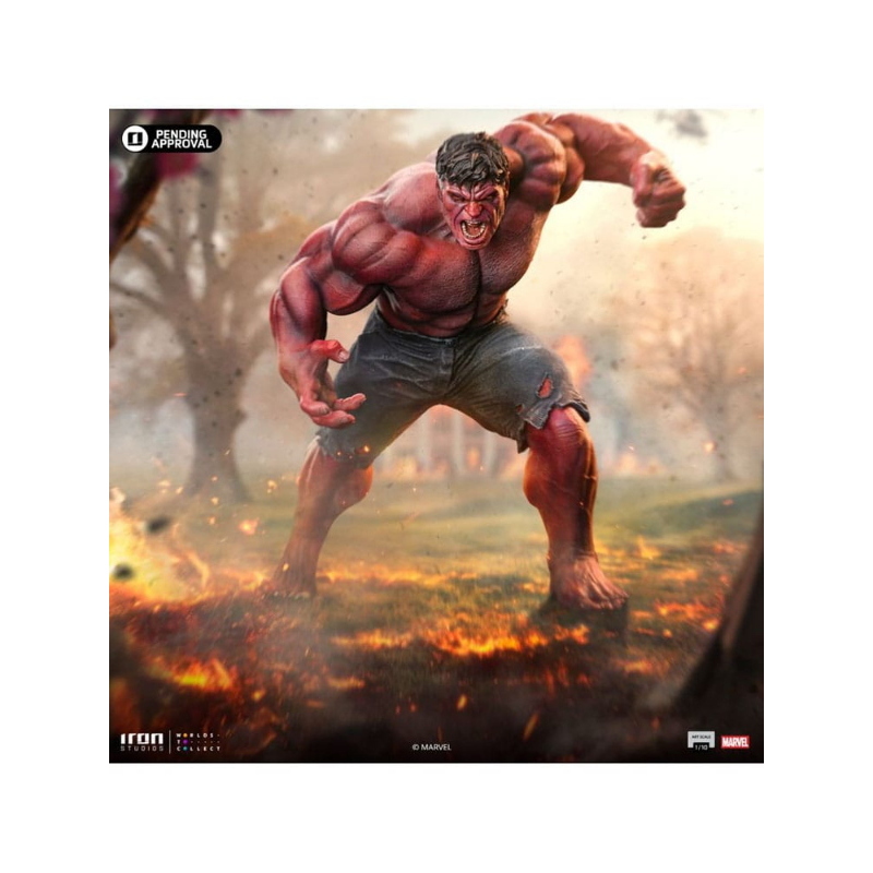 Marvel - Art Scale 1/10 Red Hulk Iron Studios