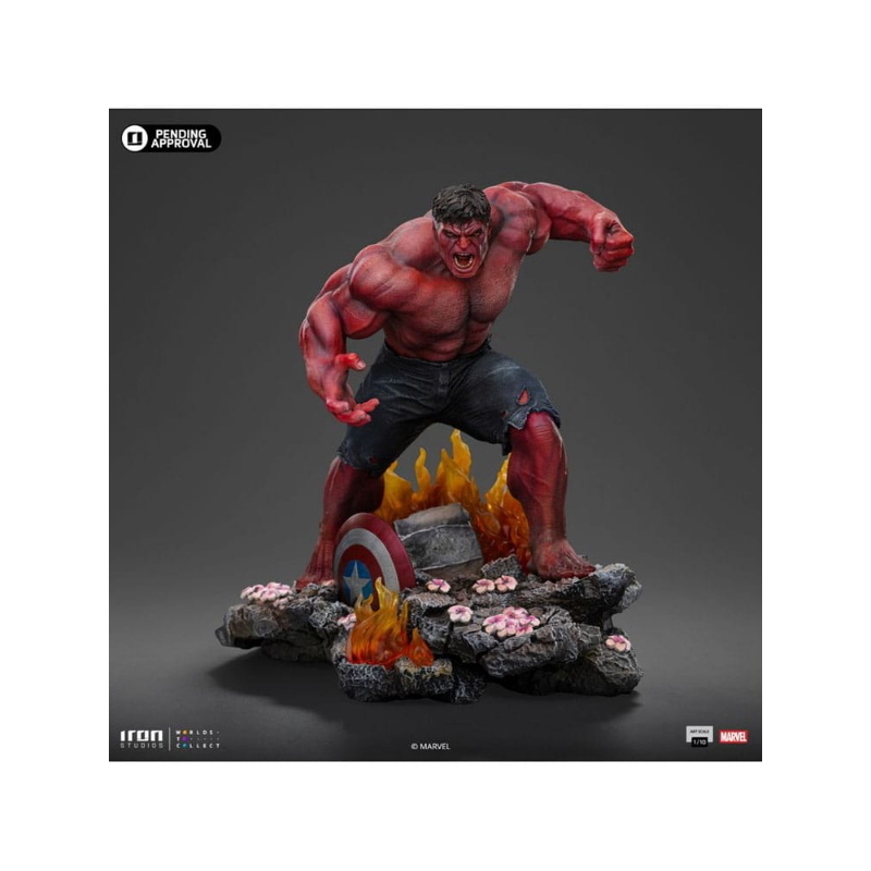 Marvel - Art Scale 1/10 Red Hulk Iron Studios