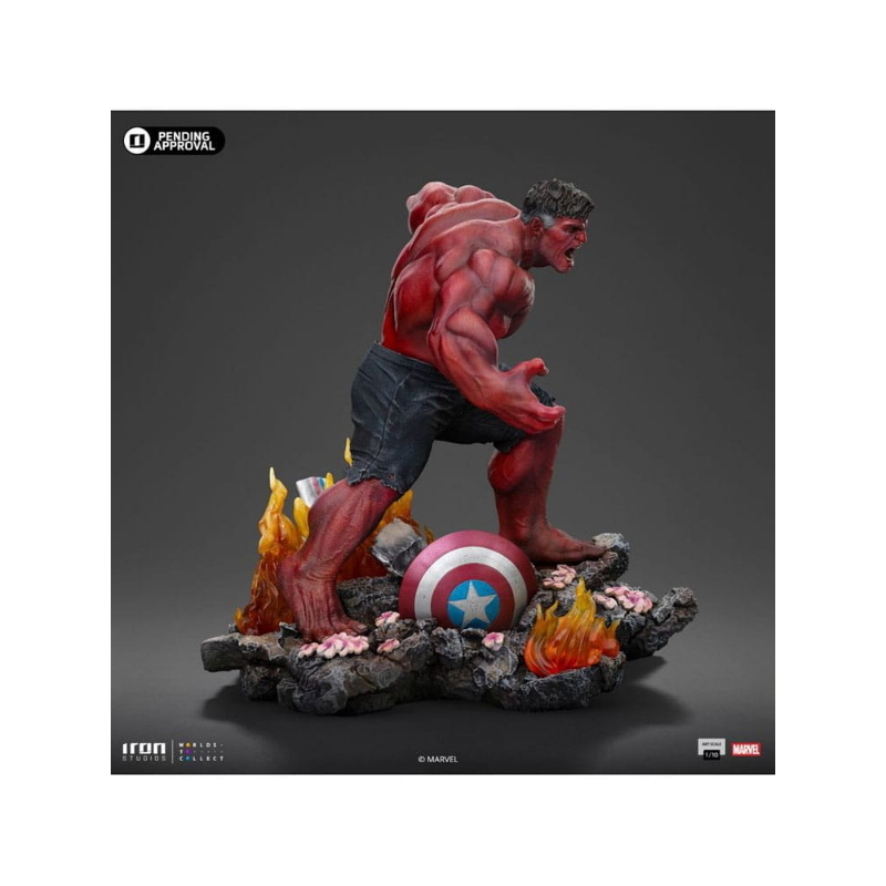 Marvel - Art Scale 1/10 Red Hulk Iron Studios