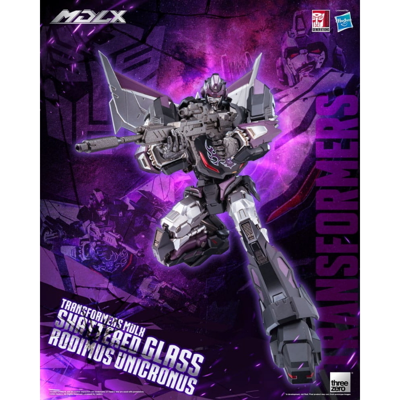 Transformers - Shattered Glass MDLX Action Figure Rodimus Unicronus 16cm ThreeZero