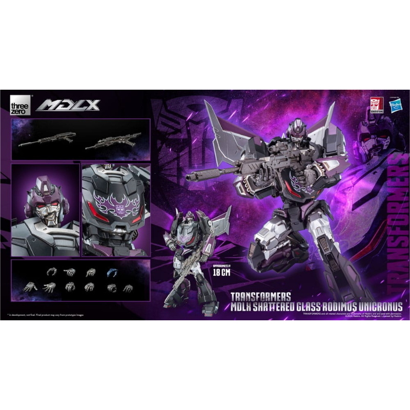 Transformers - Shattered Glass MDLX Action Figure Rodimus Unicronus 16cm ThreeZero