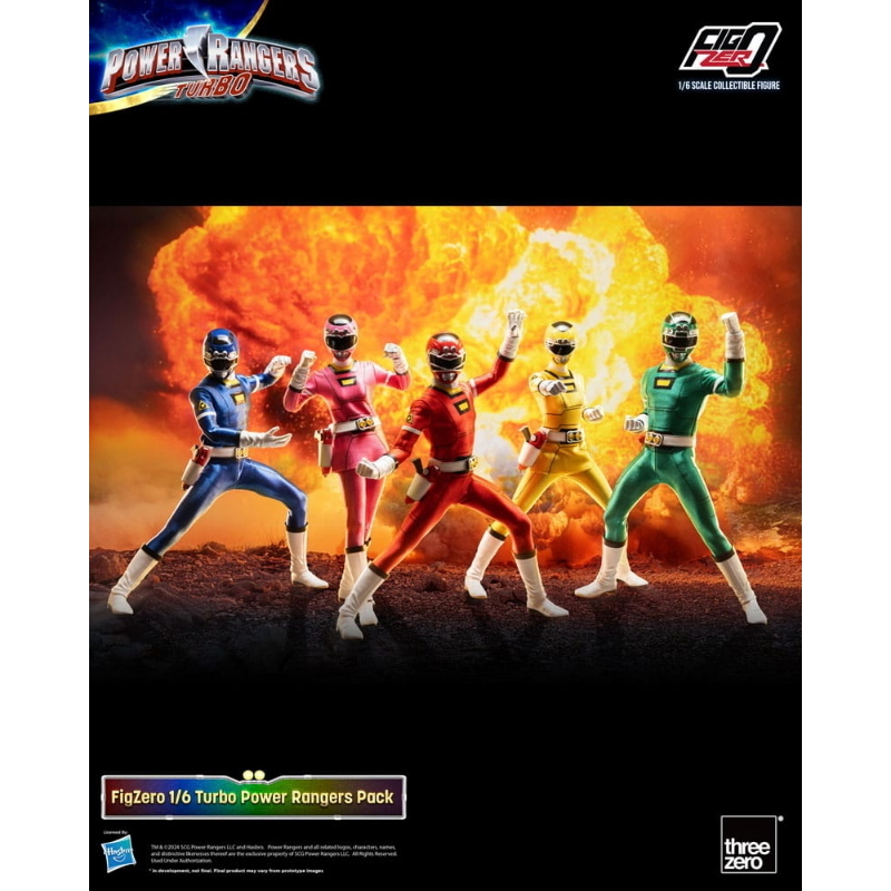 Power Rangers - Turbo FigZero 1/6 Action Figure 5-Pack 30 cm ThreeZero