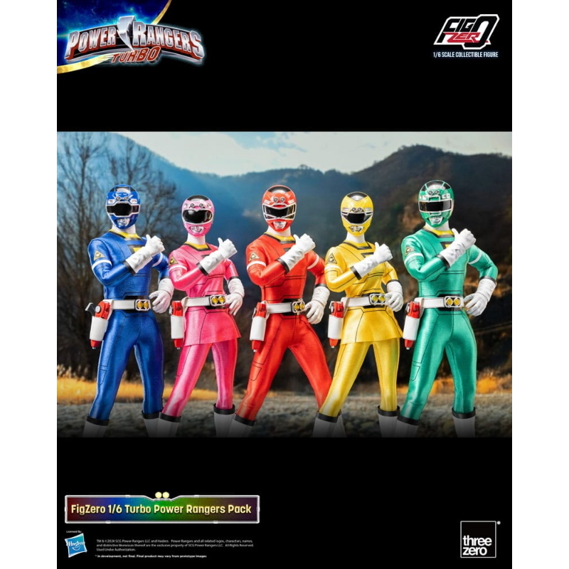 Power Rangers - Turbo FigZero 1/6 Action Figure 5-Pack 30 cm ThreeZero