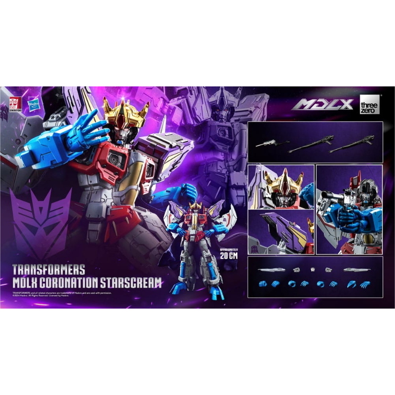 Transformers - MDLX Action Figure Coronation Starscream 20 cm ThreeZero
