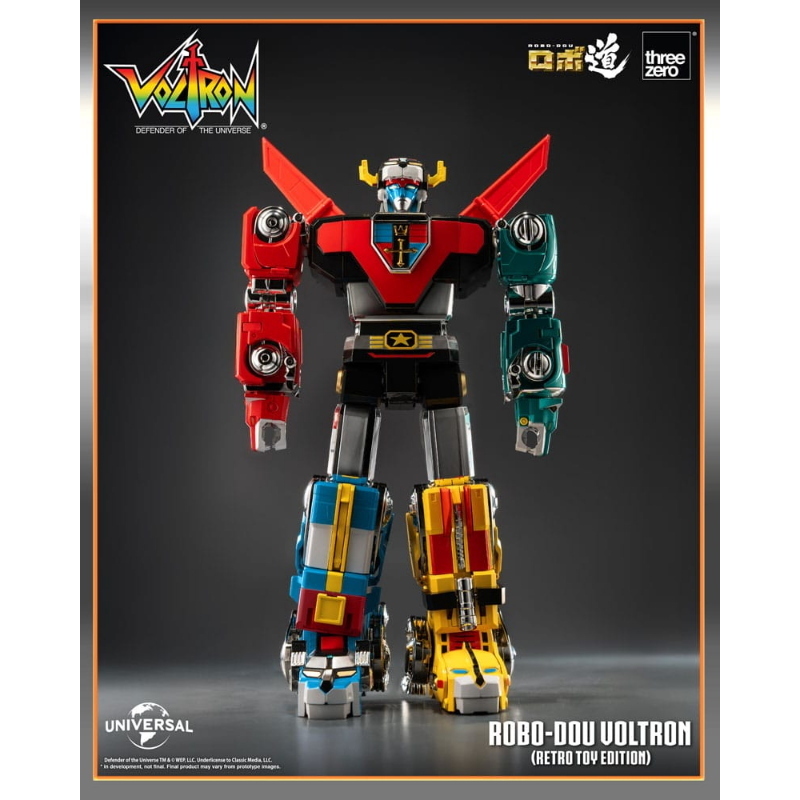 Voltron - Defender of the Universe Robo-Dou Retro Toy Edition 27 cm ThreeZero