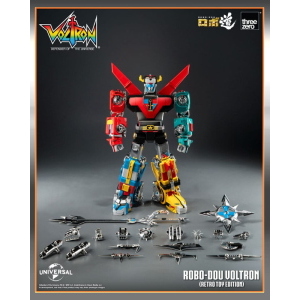 Voltron - Defender of the Universe Robo-Dou Retro Toy Edition 27 cm ThreeZero