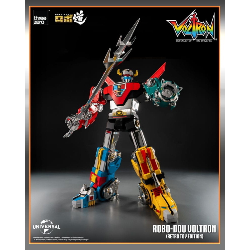 Voltron - Defender of the Universe Robo-Dou Retro Toy Edition 27 cm ThreeZero