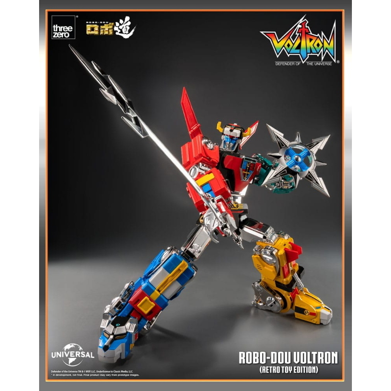 Voltron - Defender of the Universe Robo-Dou Retro Toy Edition 27 cm ThreeZero