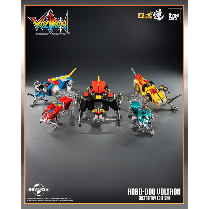 Voltron - Defender of the Universe Robo-Dou Retro Toy Edition 27 cm ThreeZero