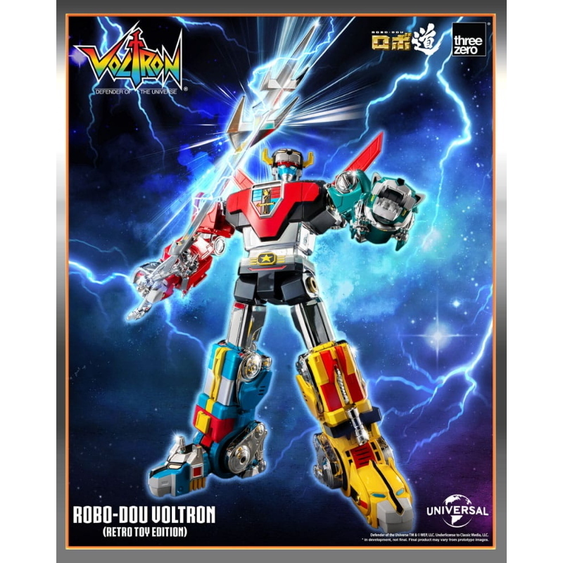 Voltron - Defender of the Universe Robo-Dou Retro Toy Edition 27 cm ThreeZero