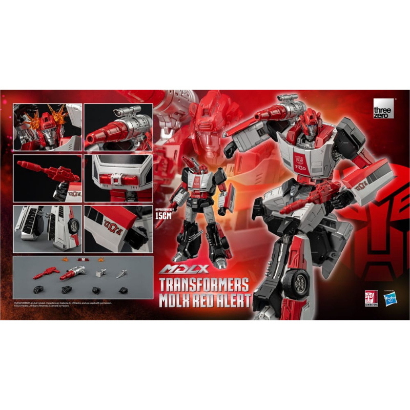 Transformers - MDLX Action Figure Red Alert 15 cm ThreeZero