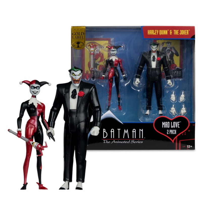 DC Comics - Batman The Animated Series Harley Quinn & Joker Mad Love McFarlane