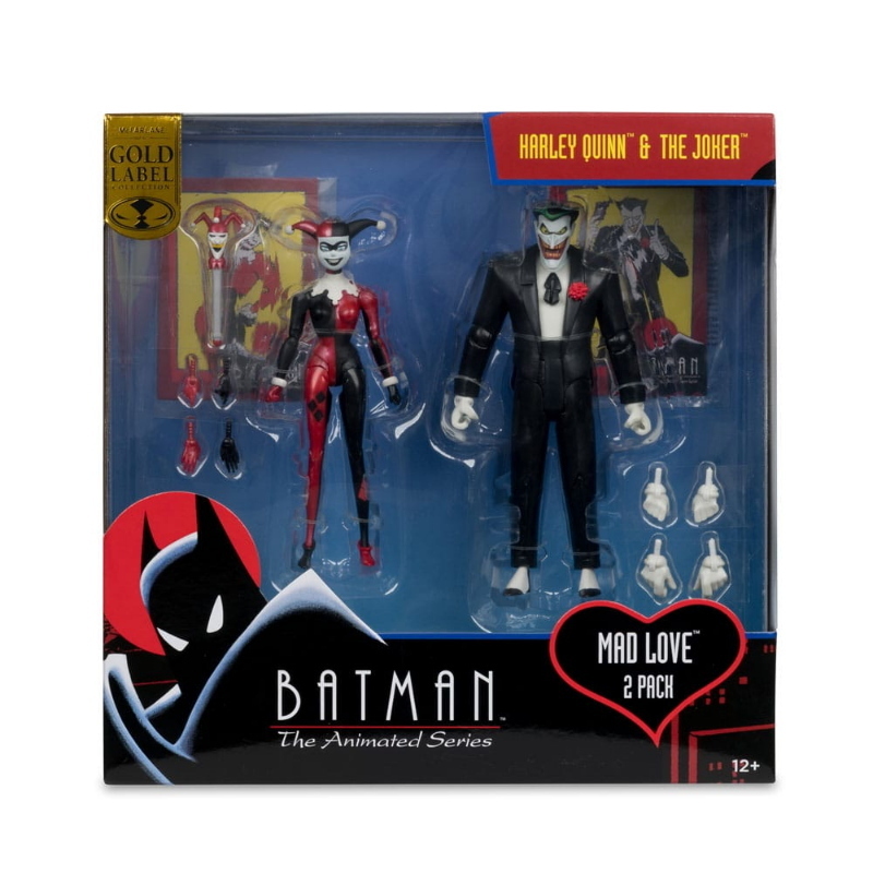DC Comics - Batman The Animated Series Harley Quinn & Joker Mad Love McFarlane