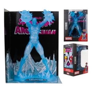 Marvel - Marvel Collection 1/6 Statua Iceman Red Platinum Edition 27 cm McFarlane
