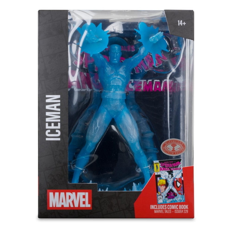 Marvel - Marvel Collection 1/6 Statua Iceman Red Platinum Edition 27 cm McFarlane
