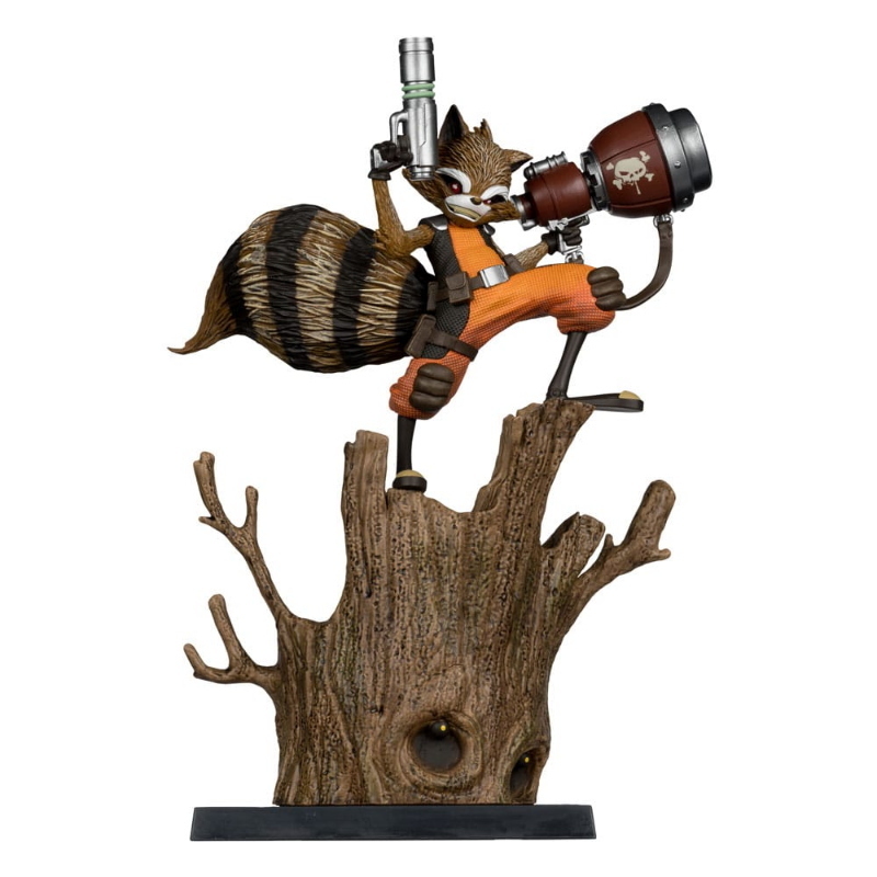 Marvel - Collection 1/6 Statua Rocket Raccoon A Chasing Tale 18 cm McFarlane