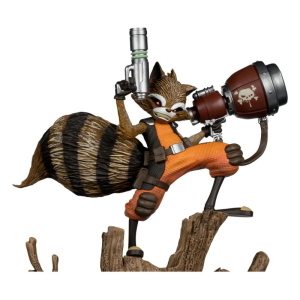 Marvel - Collection 1/6 Statua Rocket Raccoon A Chasing Tale 18 cm McFarlane