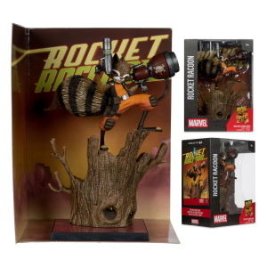 Marvel - Collection 1/6 Statua Rocket Raccoon A Chasing Tale 18 cm McFarlane