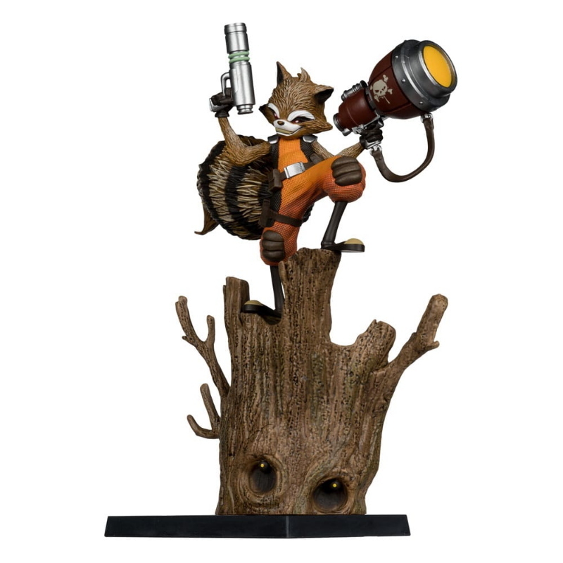 Marvel - Collection 1/6 Statua Rocket Raccoon A Chasing Tale 18 cm McFarlane