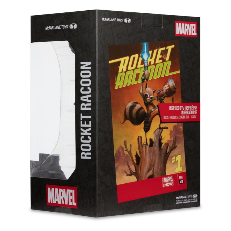 Marvel - Collection 1/6 Statua Rocket Raccoon A Chasing Tale 18 cm McFarlane
