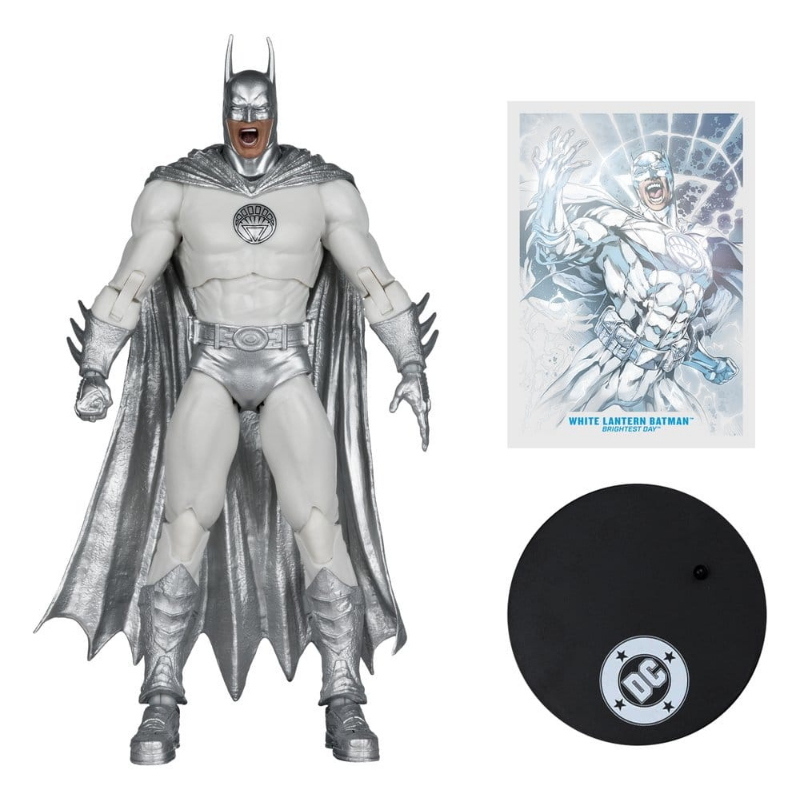 DC Comics - White Lantern Batman Brightest Day Red Platinum Edition McFarlane