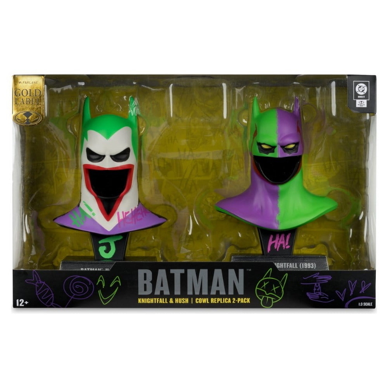 DC Comics - Batman DC Direct 1/3 Cowls Hush & Knightfall Jokerized 17 cm McFarlane