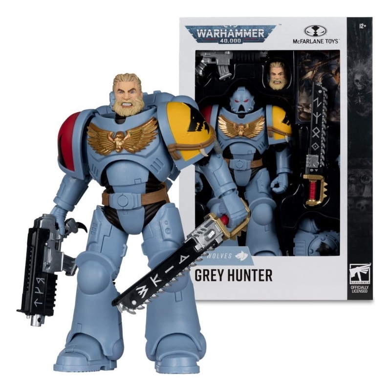 Warhammer 40,000 - Space Wolves Action Figure Grey Hunter 17 cm McFarlane